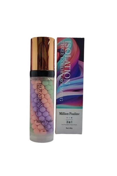 Million Pauline Foundation Makeup Primer, , Isolation Three Color Grooming, 40 G