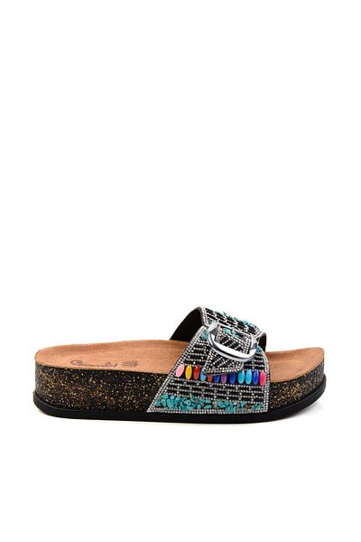Bambi Black Women's Slippers K04133801287