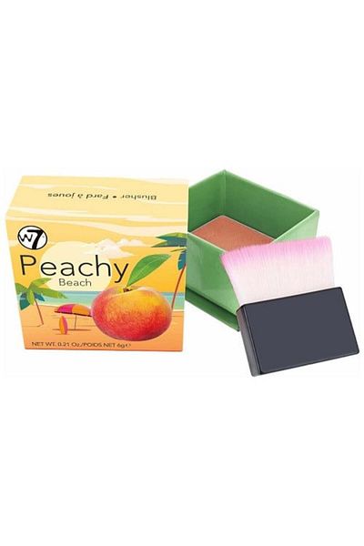 w7 Obrazová barva, W7, Peachy Beach Blush, 6 g
