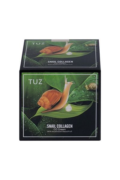 TUZ Colored Cc Cream, , Mushroom Air Cushion Snail Collagen, 01 Ivory