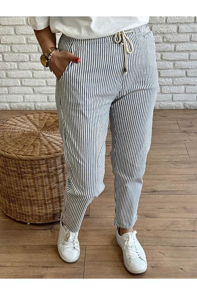 X-Young 1046 striped trousers white