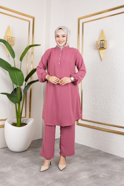 Nevayla Moda Aerobin Υφασμάτινο Σετ Διπλό - Dusty Rose / T0109