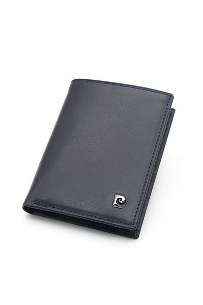 Pierre Cardin Navy Blue Analine Leather - Credit Card Holder 032O15