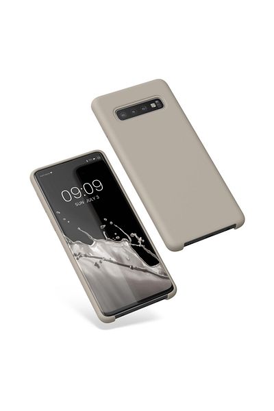 KWmobile Case For Samsung Galaxy S10, Gray, Silicone, 47732.96