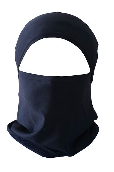 Mrey Summer Navy Blue Sun and Wind Mask Thin Lightweight Snow Mask Balaclava Biker Helmet Neck Collar Beanie