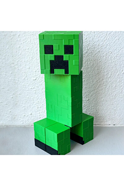 GRAT3D Minecraft Creeper Oyuncağı Mıknatıslı Model 10 cm