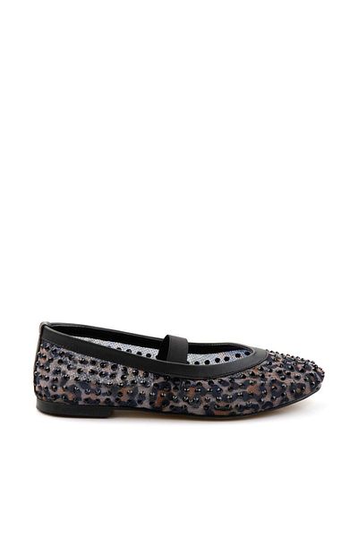 Bambi Leopard Black Women's Ballerina Ballet K 01503726187