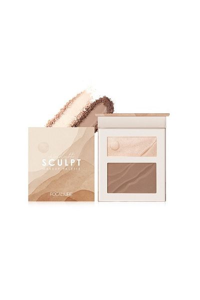 Focallure Highlighter and Contour Palette, , Moulding Highlight Contouring, 02