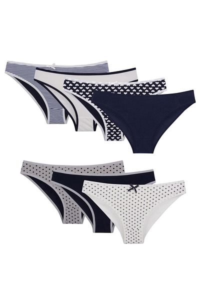 Nicoletta Női bugyi 7 csomag Lycra Salmon