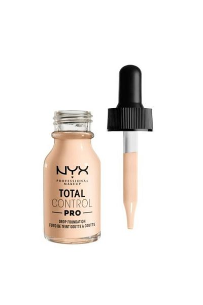 NYX Professional Makeup Foundation, Nyx, Total Control Pro Drop, 0 Light Pale, 13 ml