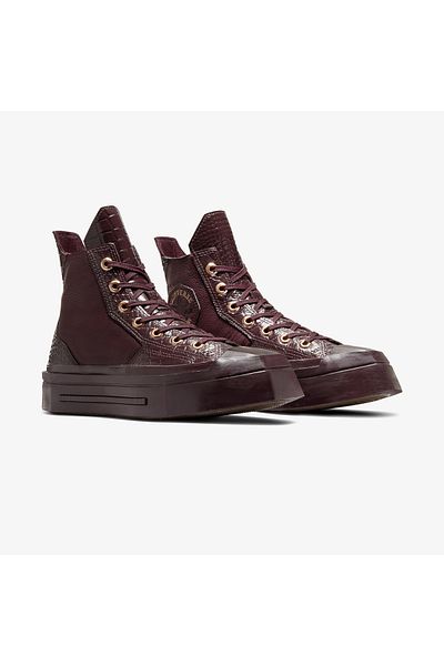 converse Chuck 70 De Luxe Squared - Red Women's Casual Shoes A10039C