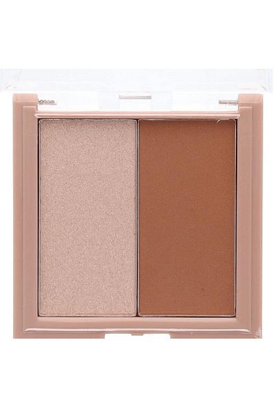 Sunkissed Παλέτα illuminator και bronzer, Sunkissed, Gorgeous Glow, Παλέτα Highlighter & Bronzing, 2 χρώματα