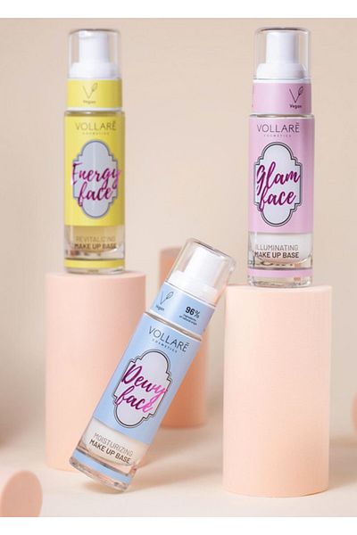 Vollare Dewy Face Foundation, Moisturizing, Vegan, 30 ml
