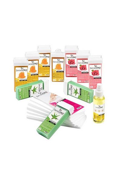 Senso Pro Epilation Kit Consumables, Sensopro, 10 Wax, Oil and Epilation Strip Refills