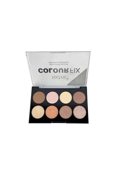 TECHNIC Paleta 8 Pudre Iluminatoare Color Fix Highlighter Palette