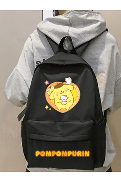 DEEFWEAR DREICH Pompompurin Ученическа, офис и учебна раница с принт на жълти...