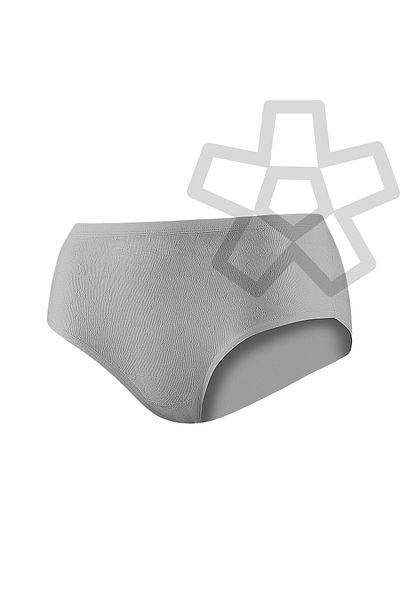YILDIZ Cotton Heart Ribbed Bato Panties 6 Pack Gray Star Kod3589