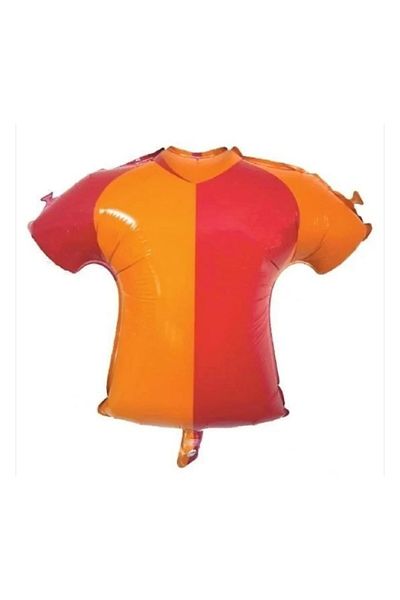 Deniz Party Store Yellow Red Fan Jersey Shaped Foil Balloon 1 Piece 45 cm