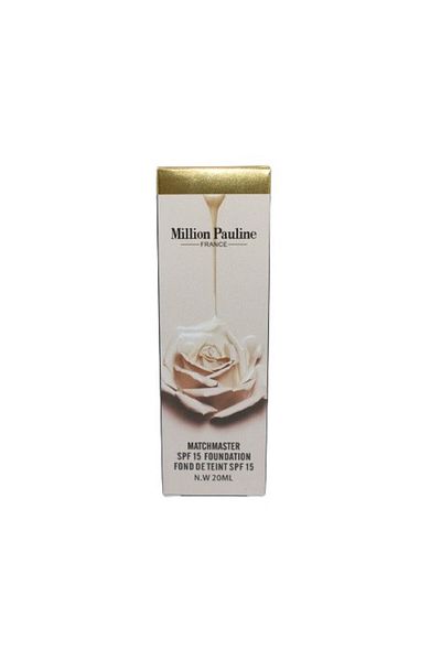 Million Pauline Fond de ten, Million Pauline, Matchmaster, SPF15, 01, 20 ml