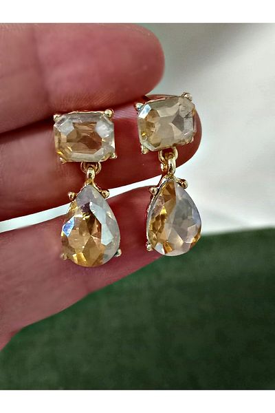 mos&more Honey Stone Drop Stylish Women's Earrings