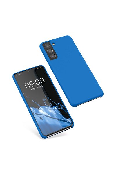 KWmobile Carcasă pentru Samsung Galaxy S21, silicon, albastră, 54056.228