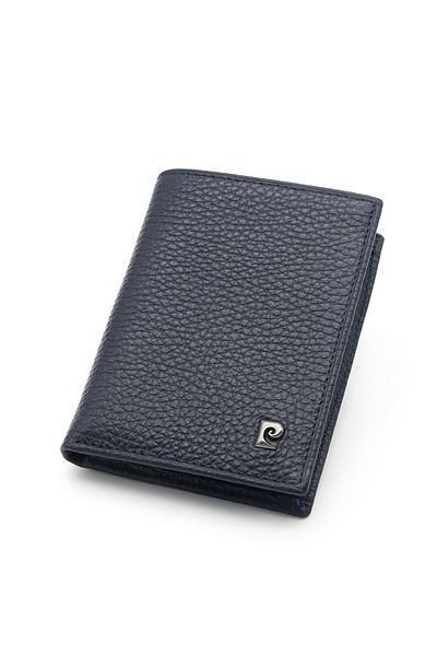 Pierre Cardin Navy Blue Floater Leather Credit Card Holder 032A38
