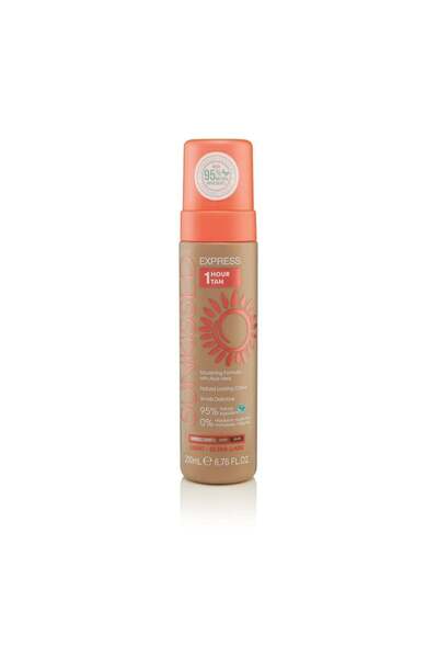 Sunkissed Professional Self-Tanning Foam, Sunkissed, Express 1 Hour, Light-Ultra Dark, Natural Ingredients