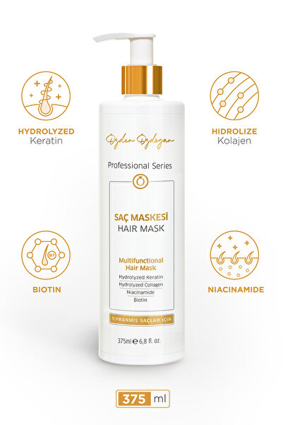 ÖZDEN ÖZDOĞAN Yıpranmış Saçlar Için Keratin Ve Biotin Içerikli Onarıcı, Güçle...