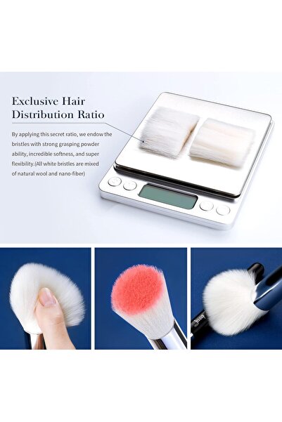 Jessup 25pcs Professional Makeup Brush Set Foundation Powder Concealer Eyeshadow Blending Blush T175