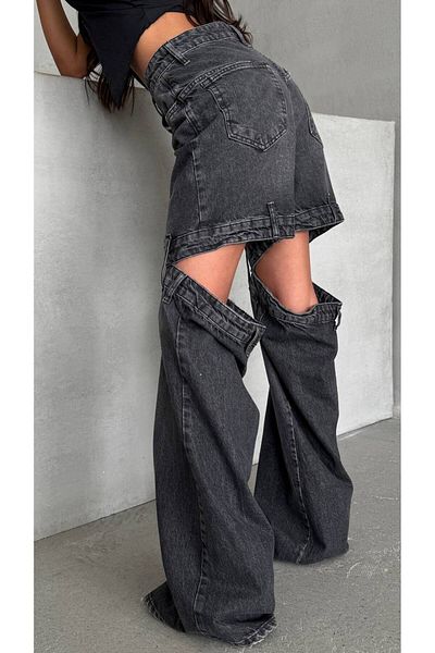 DENİKK TREND SPECIAL DESIGN ΠΛΑΤΗ ΠΟΔΙ PALAZZO JEAN ΤΕΝΙΝ ΠΑΝΤΕΛΟΝΙ ΛΕΠΤΟΜΕΡΕΙΑΣ
