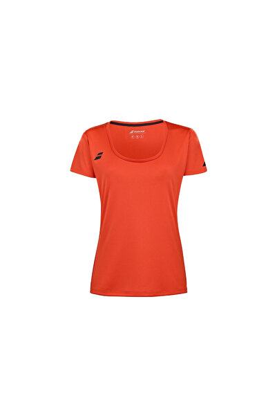 BABOLAT Play Cap Sleeve Top Women's Red T-Shirt Women's T-Shirt 3Wp2011