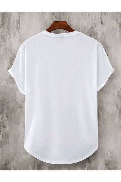 FAVORİST Panda Oval Cotton Summer Unisex Tshirt