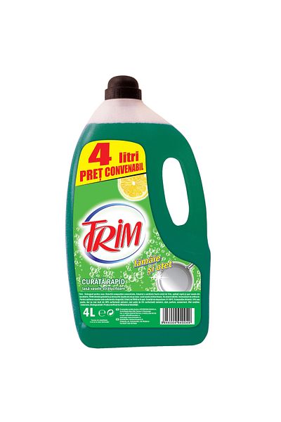 Trim Detergent de spălat vase cu lămâie și oțet, 4 L