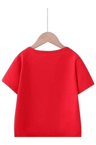 vinraus Unisex Kids Red T-Shirt