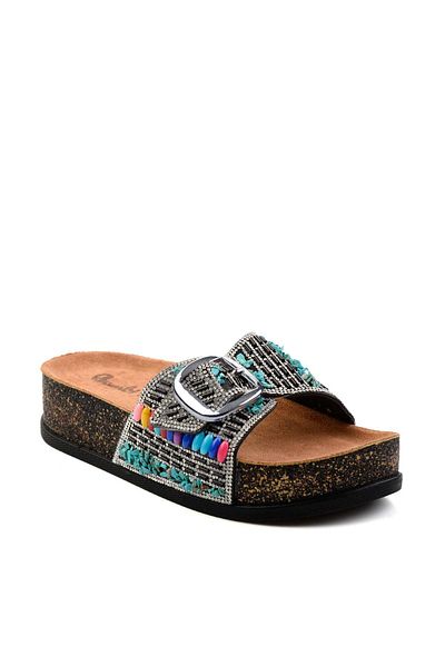 Bambi Black Women's Slippers K04133801287