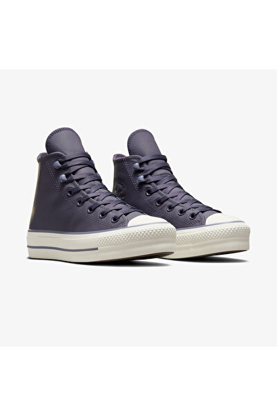 Converse Chuck Taylor All Star Lift Unisex Mor Deri Bot