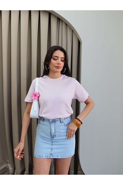 ESRAHELVACI Tricou cu gât crew din Lycra