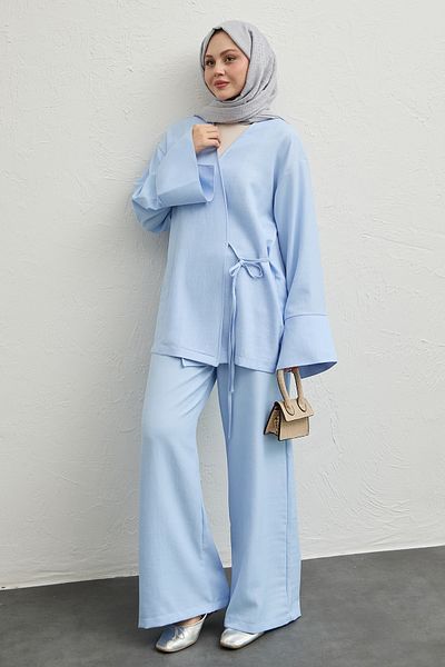 InStyle Set kimono din in, dublu, albastru