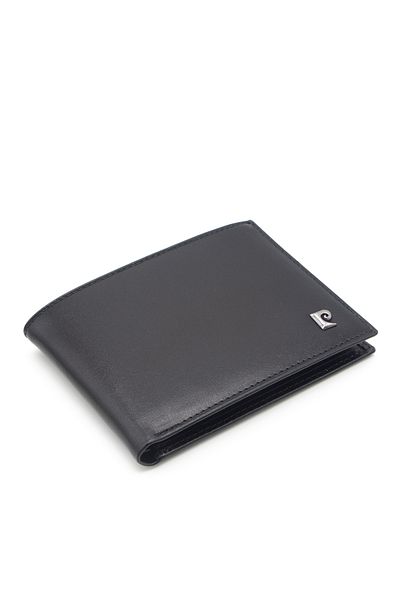 Pierre Cardin Black Analine Leather Credit Card Holder 075A55