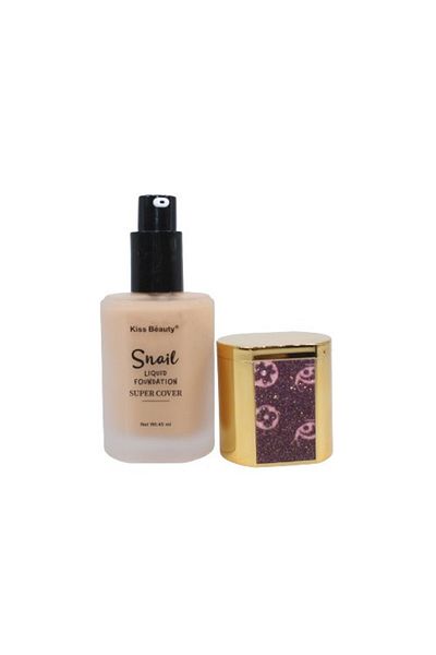 Kiss Beauty Fond de ten cu extract de melc a coperire, Kiss Beauty, Snail, Super Cover, 230, 45 ml