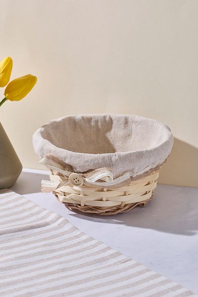 Perotti Salice Wicker Bread Basket 18.5X9 cm