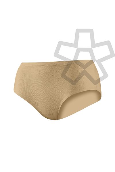 YILDIZ Cotton Heart Ribbed Bato Panties 6Pcs Skin Star (Kod3591)