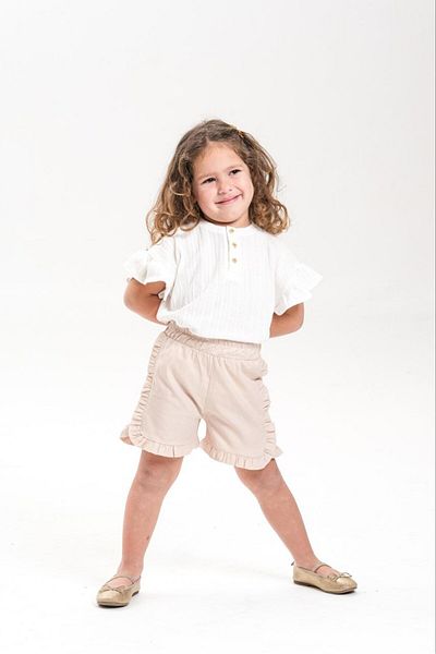 Bloom Bbk-339 muslin blouse short set