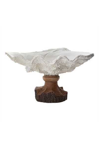 Mudo Concept Shell Decorative Bowl White 57X40X27Cm
