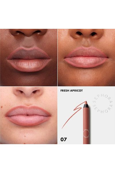SEPHORA Colorful 8HR Longwear Transferproof Lip Liner 07 Fresh Apricot - Waterproof Lip Pencil 1.2g