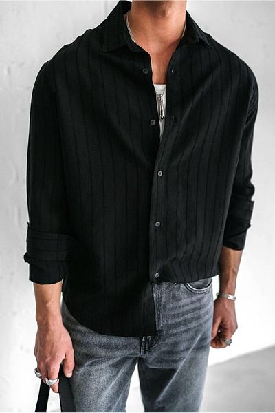 ablukaonline Premium Ανδρικά Ρούχα Muratli με μαύρο oversize