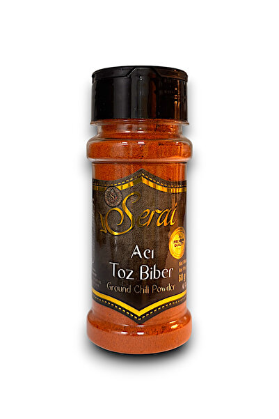 Serai Acı Toz Biber - 60g - (Öğütülmüş) - (Çift Taraflı Kapak)