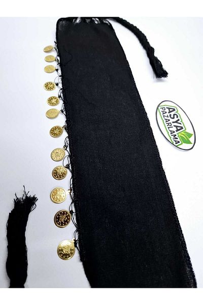 ASYA PAZARLAMA Black Sea Black Lira Keshan and Accessories: Scarf, Shawl, Scarf, Headband and Bandana