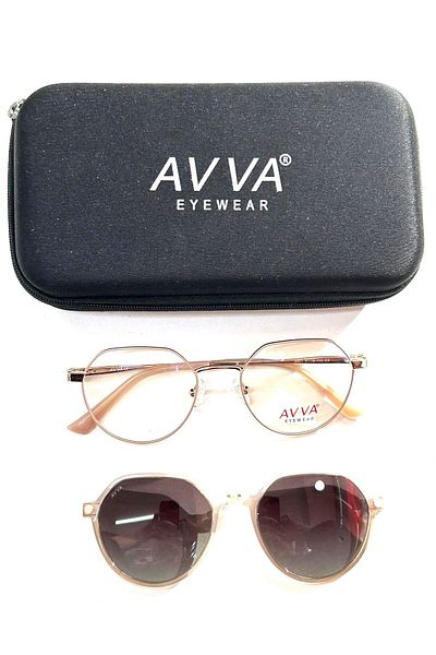 Avva 5601 C5 نظارات شمسية للجنسين بمشبك مستقطب