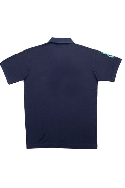Masimar 100% Cotton Polo Neck T-Shirt with Print Detail